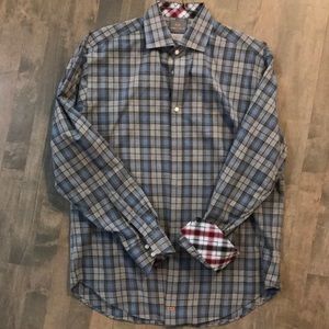 Thomas Dean Button Up Dress Shirt